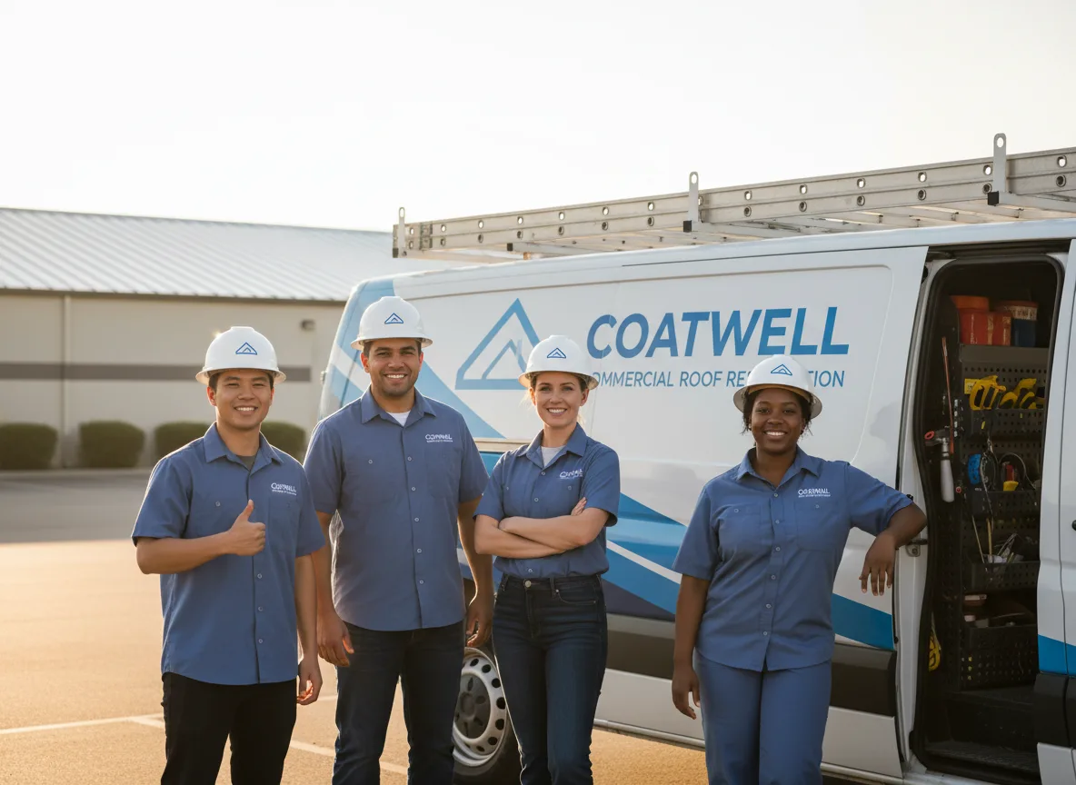 Commercial roof coating company in Grace, ID